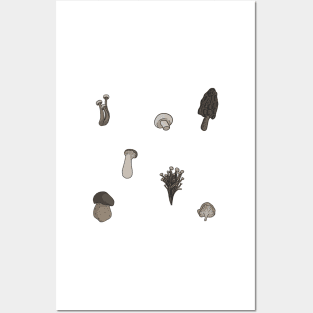 Mushroom sticker pack Posters and Art